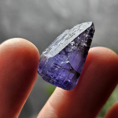 Tanzanite Terminated Crystal: Raw Gemstone Specimen, 3.93g