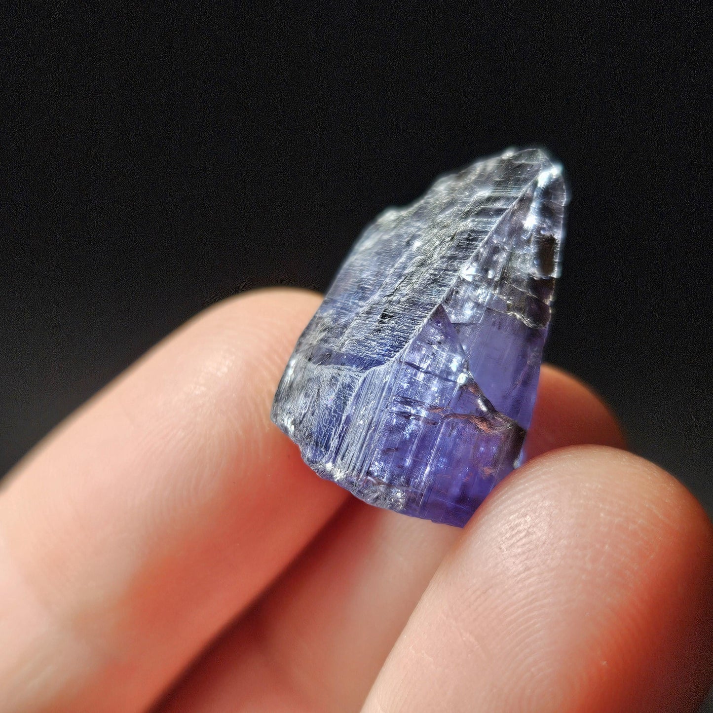 Tanzanite Terminated Crystal: Raw Gemstone Specimen, 3.93g