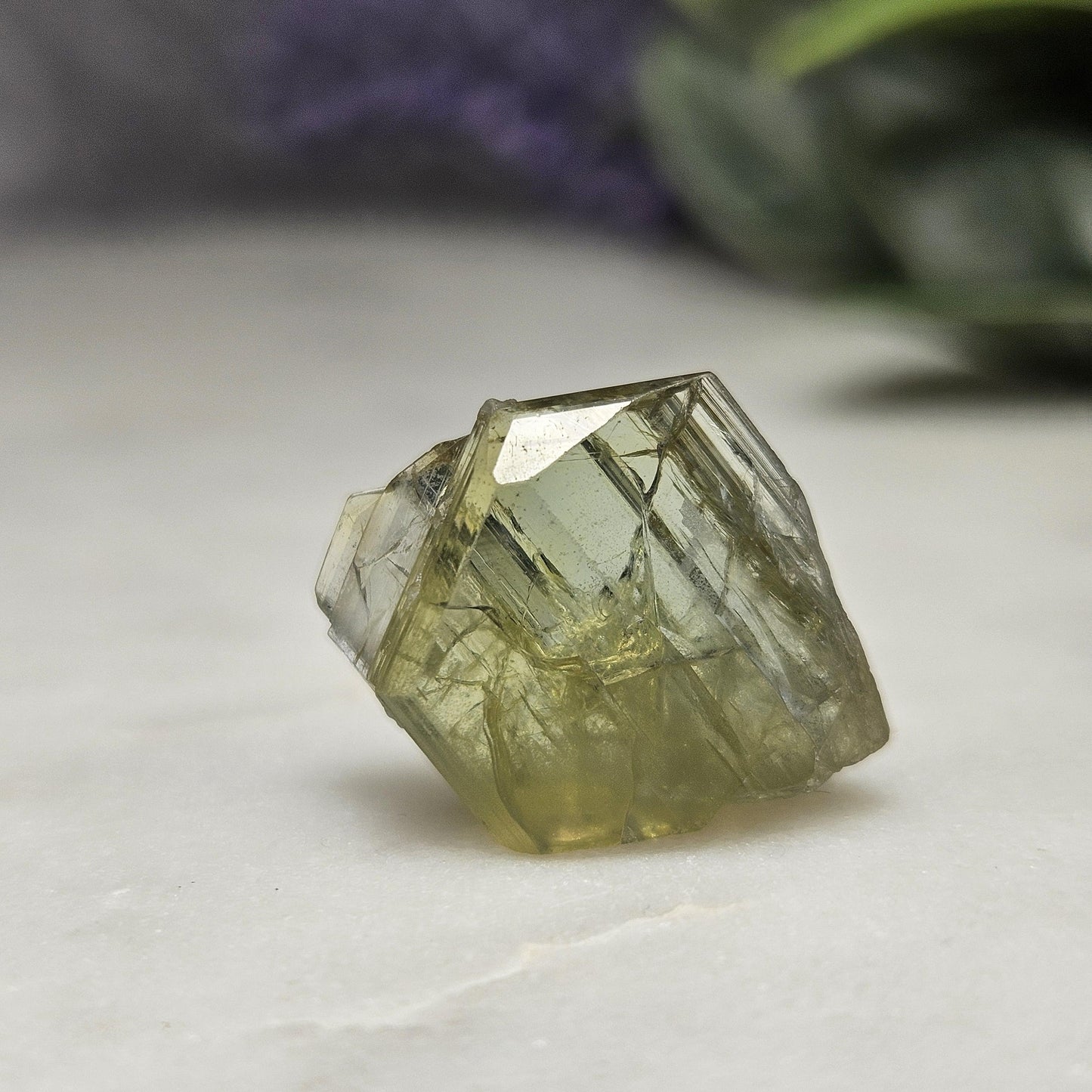 RARE Yellow Tanzanite Crystal: Raw, Terminated, Untreated Gold Tanzanite from Tanzania (3.04 grams)