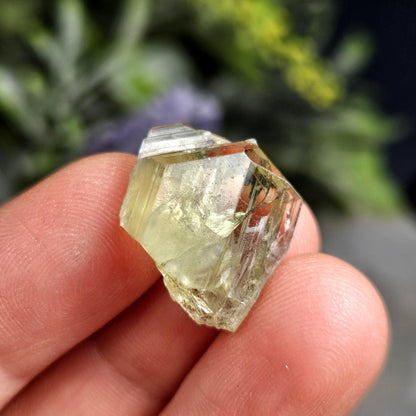 RARE Yellow Tanzanite Crystal: Raw, Terminated, Untreated Gold Tanzanite from Tanzania (3.04 grams)