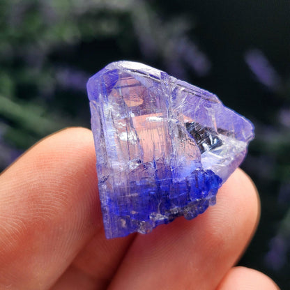 Tanzanite Crystal 6.69g, Bi Colored Raw Tanzanite Stone Specimen