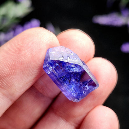 Blue Tanzanite Crystal 2.7g