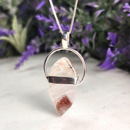 Red Phantom Quartz Pendant