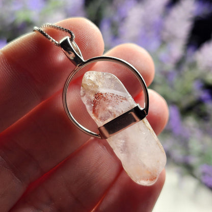 Red Phantom Quartz Pendant