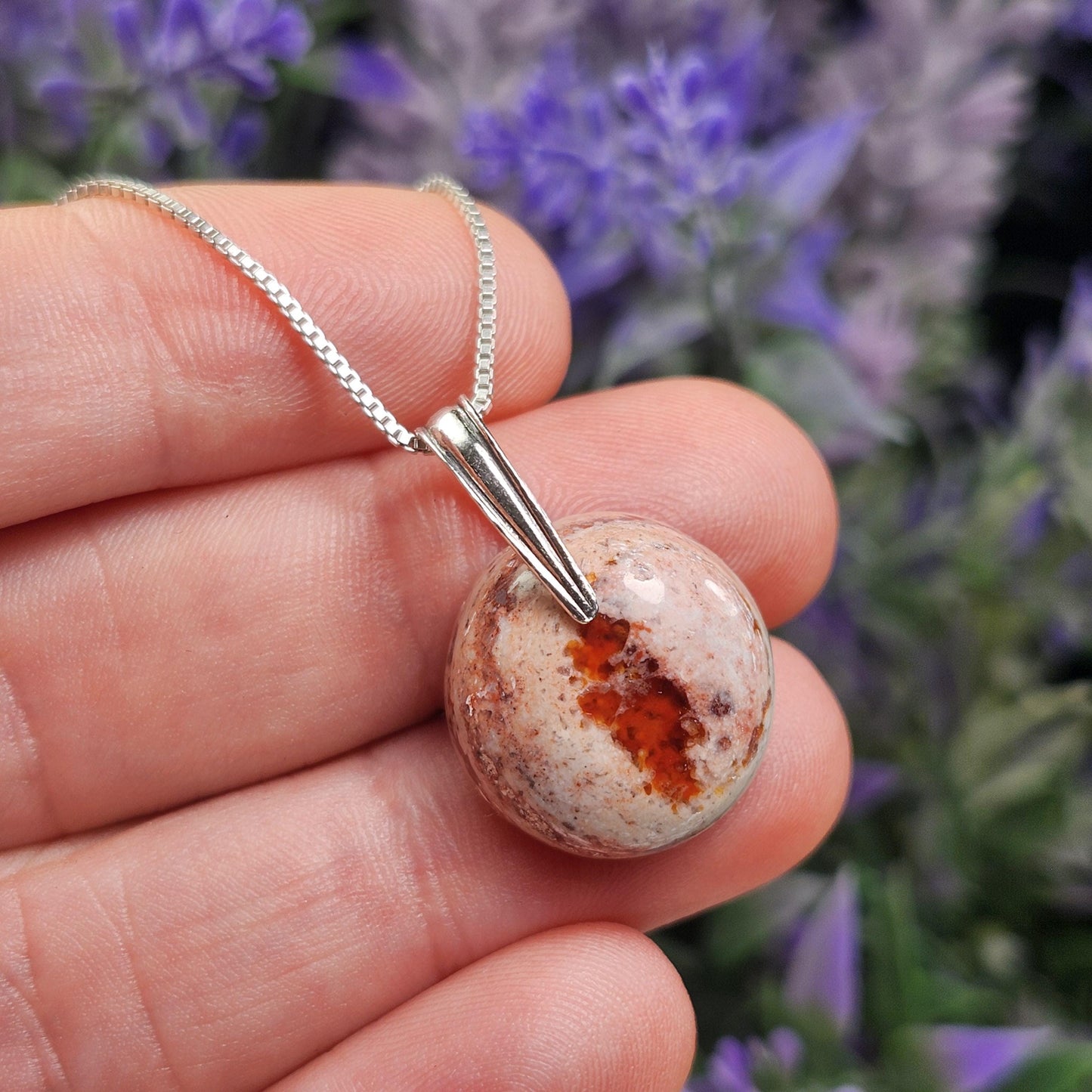 Mexican Fire Opal Pendant