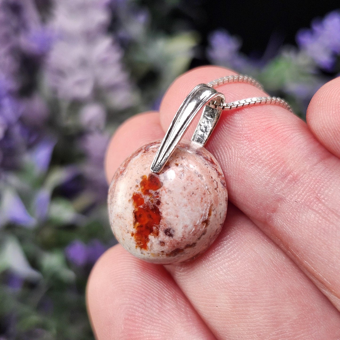 Mexican Fire Opal Pendant