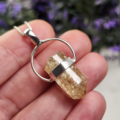 Golden Apatite Pendant