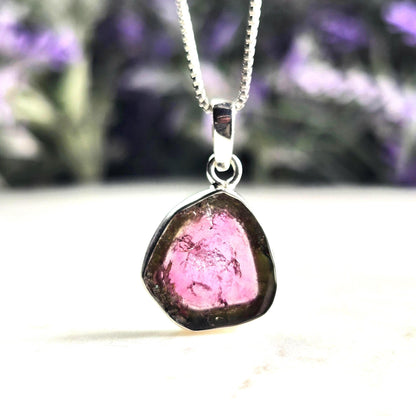 Watermelon Tourmaline Pendant