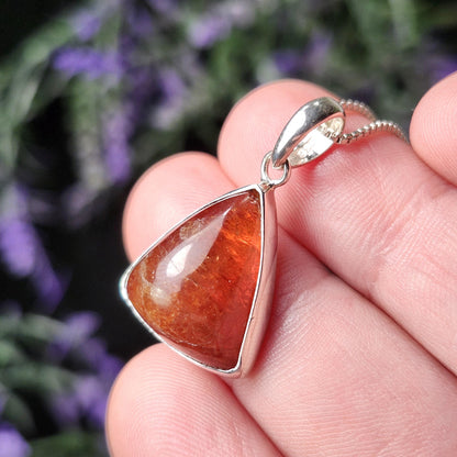 Spessartine Garnet Pendant