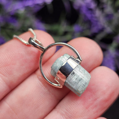 Blue Tourmaline Pendant