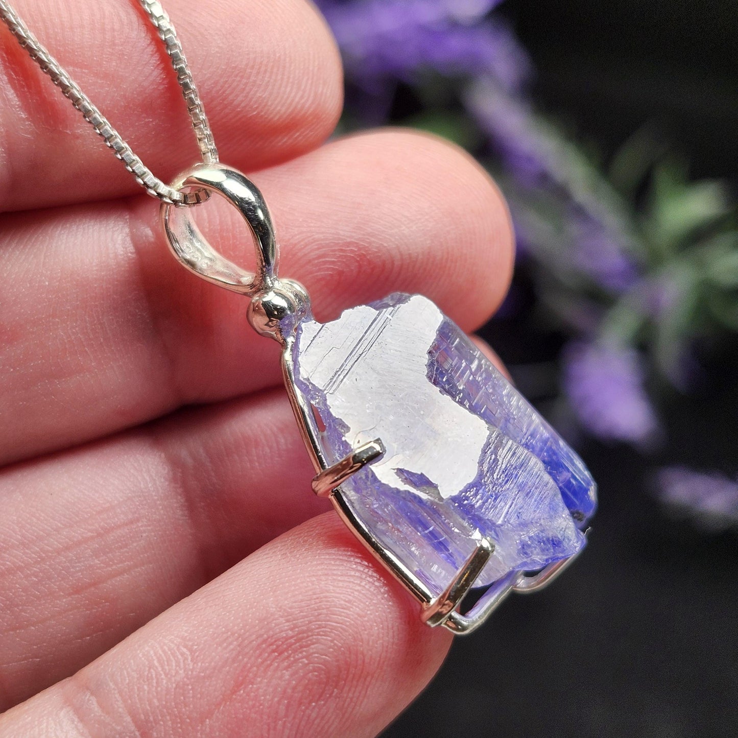 Tanzanite Crystal Pendant