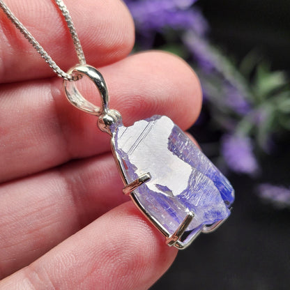 Tanzanite Crystal Pendant