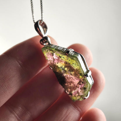 Watermelon Tourmaline Pendant