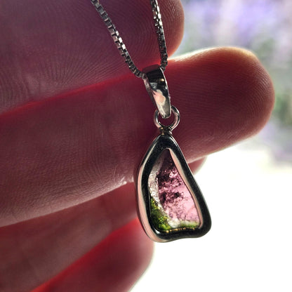 Watermelon Tourmaline Pendant