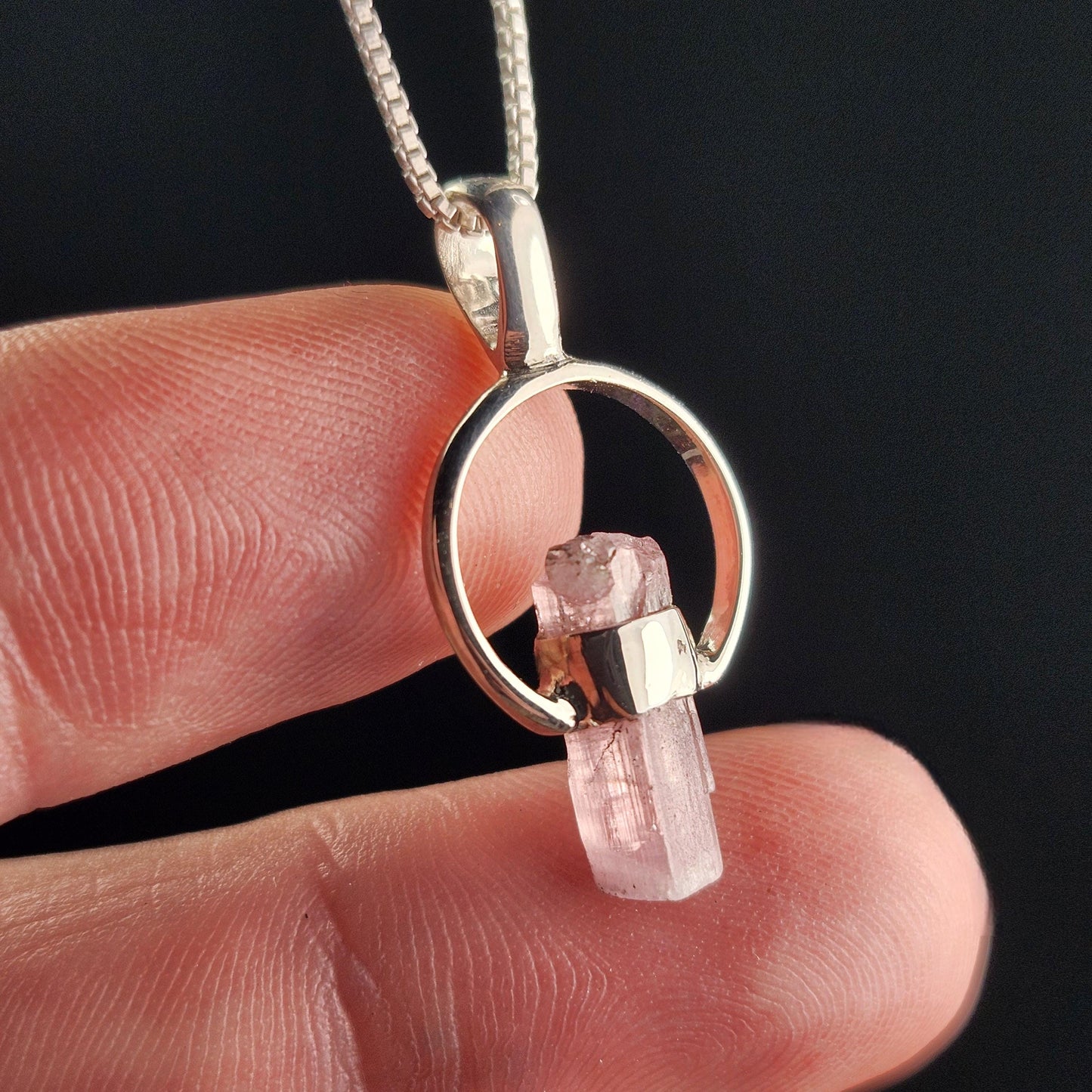 Pink Tourmaline Pendant