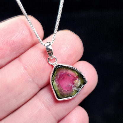 Watermelon Tourmaline Pendant