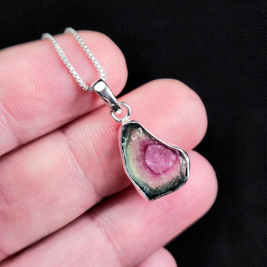 Watermelon Tourmaline Pendant