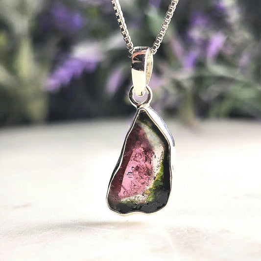 Watermelon Tourmaline Pendant