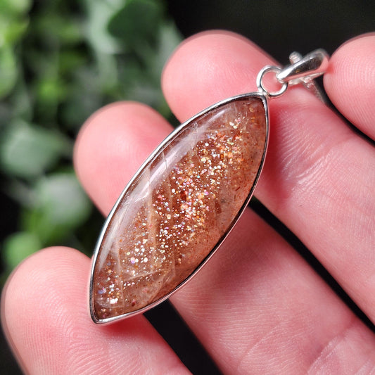 Rainbow Sunstone Pendant