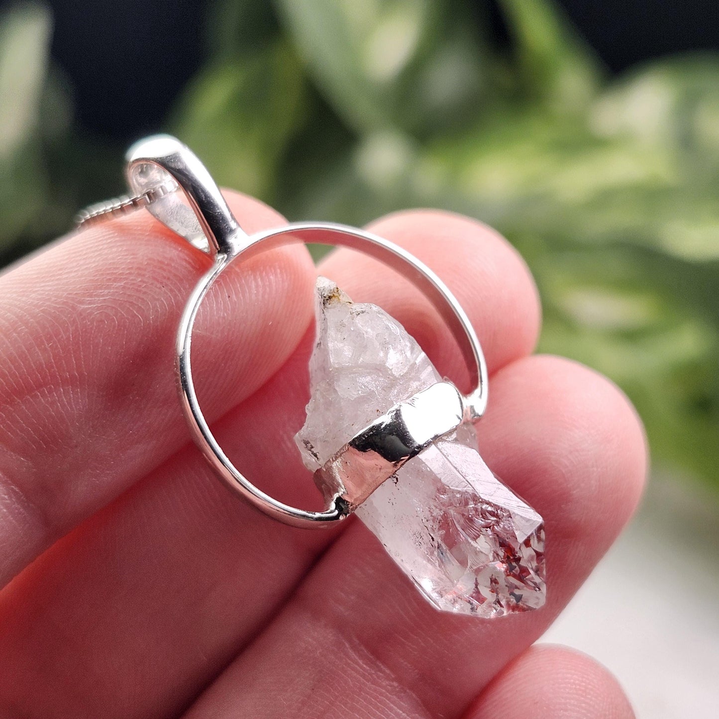 Brandberg Quartz Pendant
