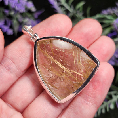 Angel Hair Rutile Quartz Pendant