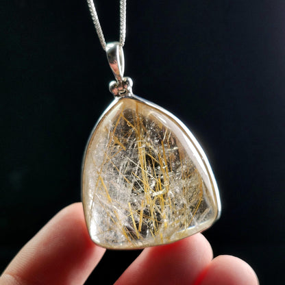 Angel Hair Rutile Quartz Pendant