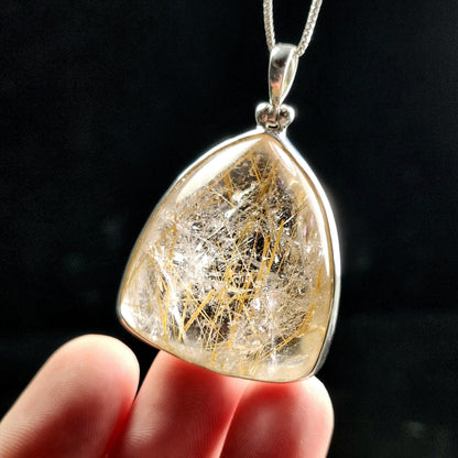 Angel Hair Rutile Quartz Pendant