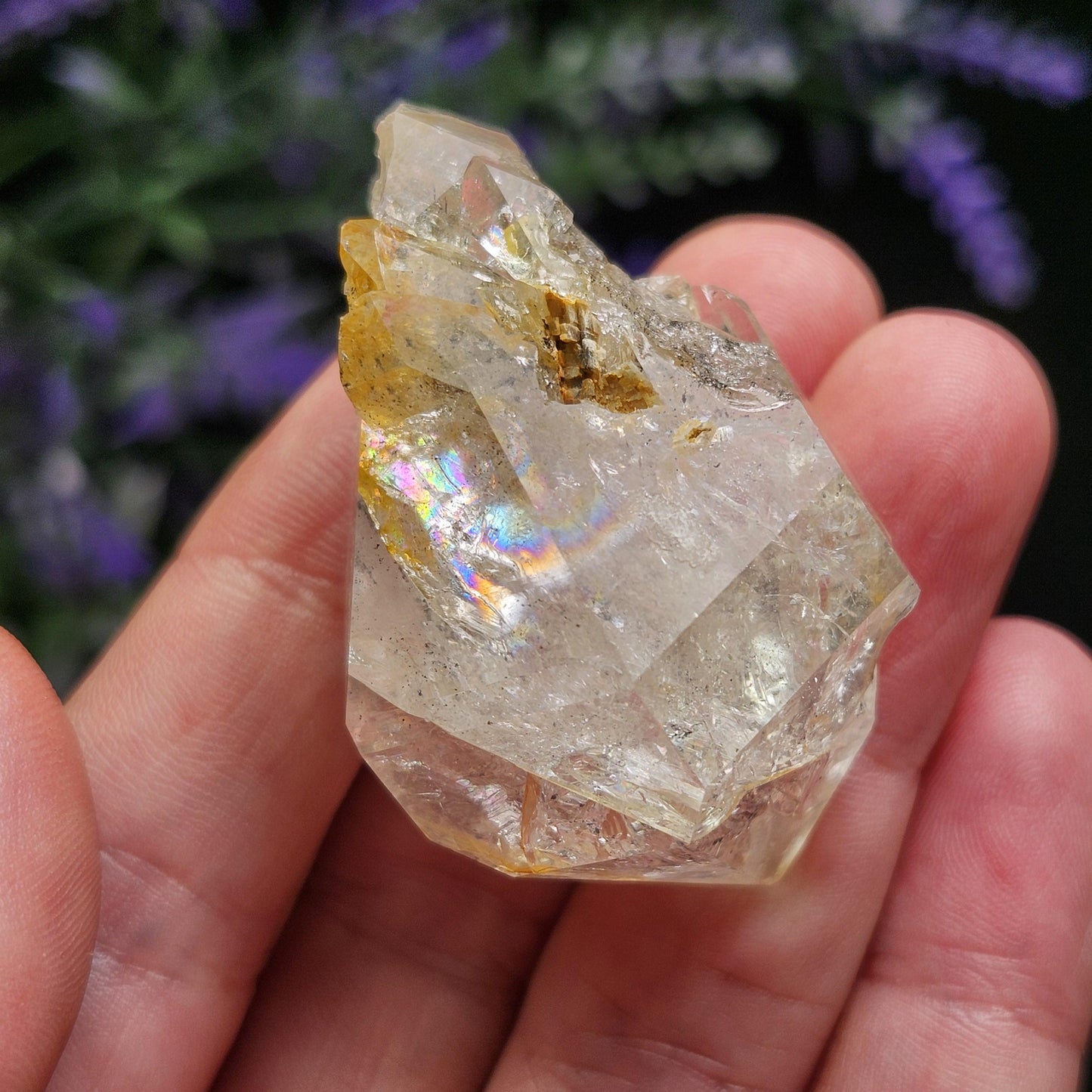 Golden Herkimer Diamond 36g