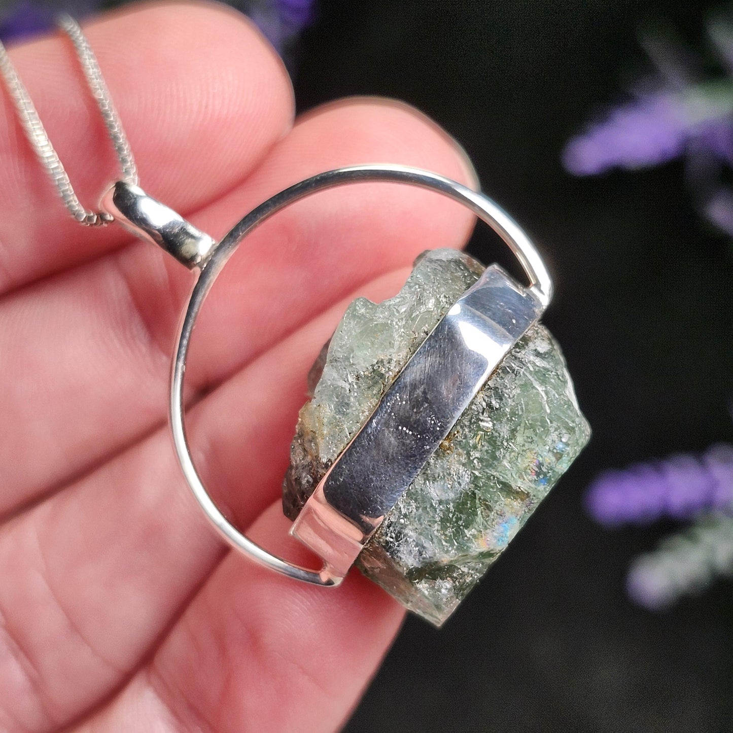 Grandidierite Pendant