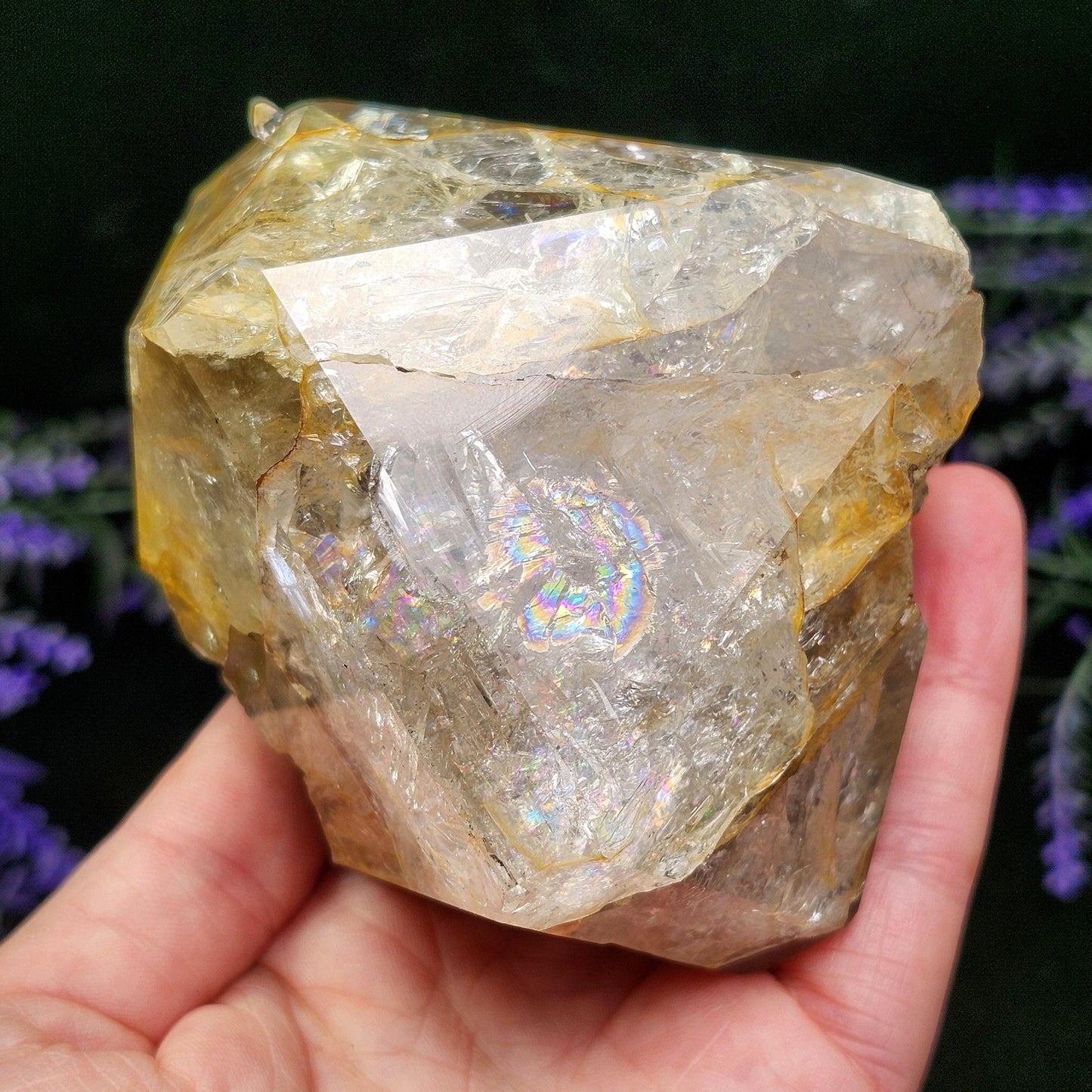 Golden Herkimer Diamond 490g
