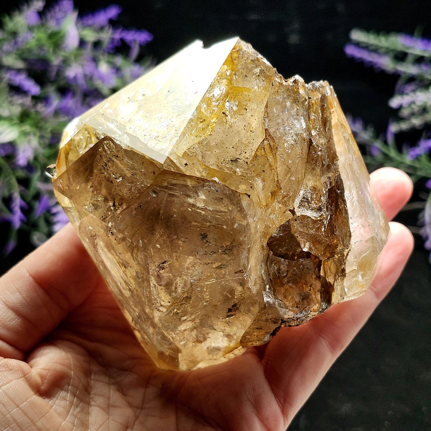 Golden Herkimer Diamond 490g