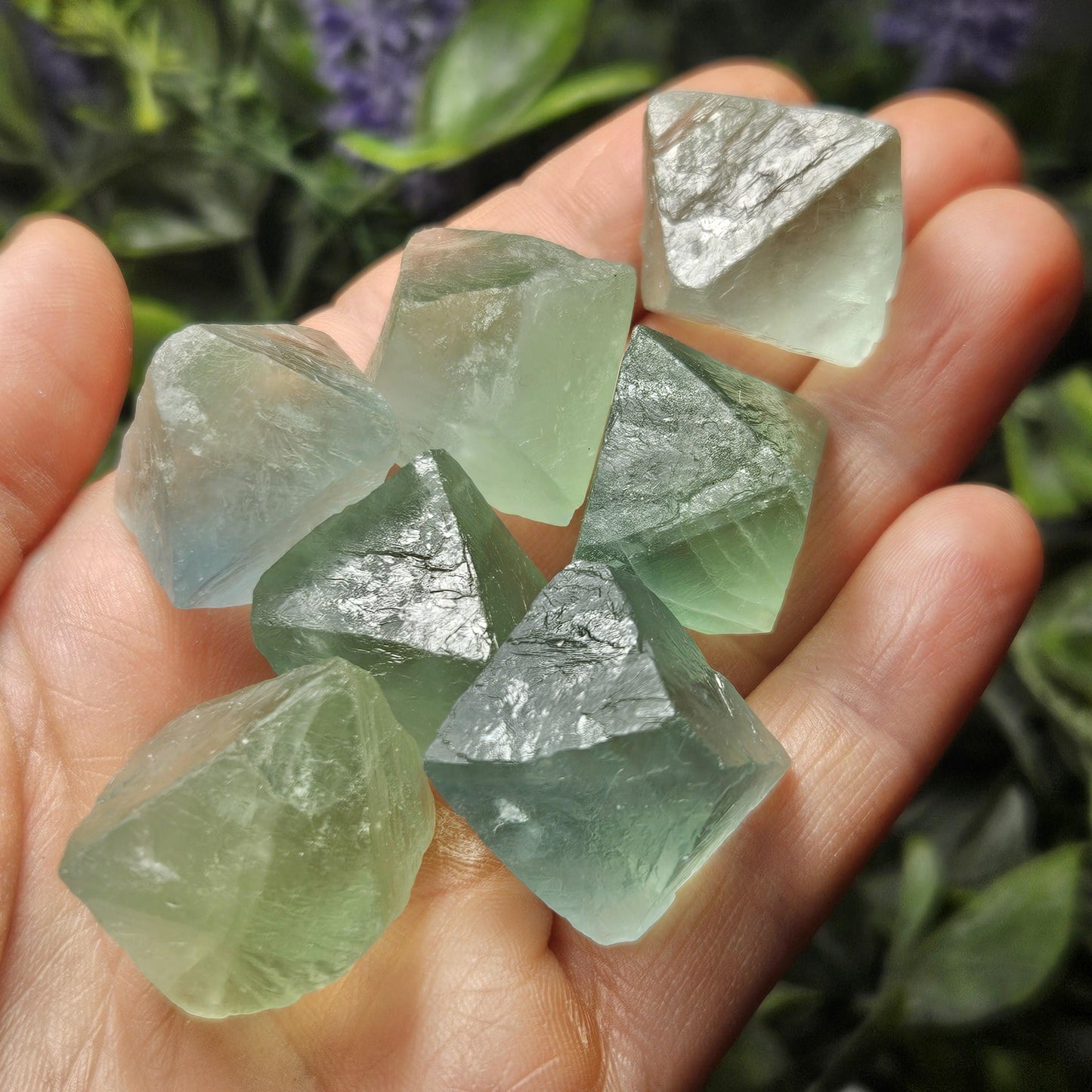 Green Fluorite Octahedron (.75-1")