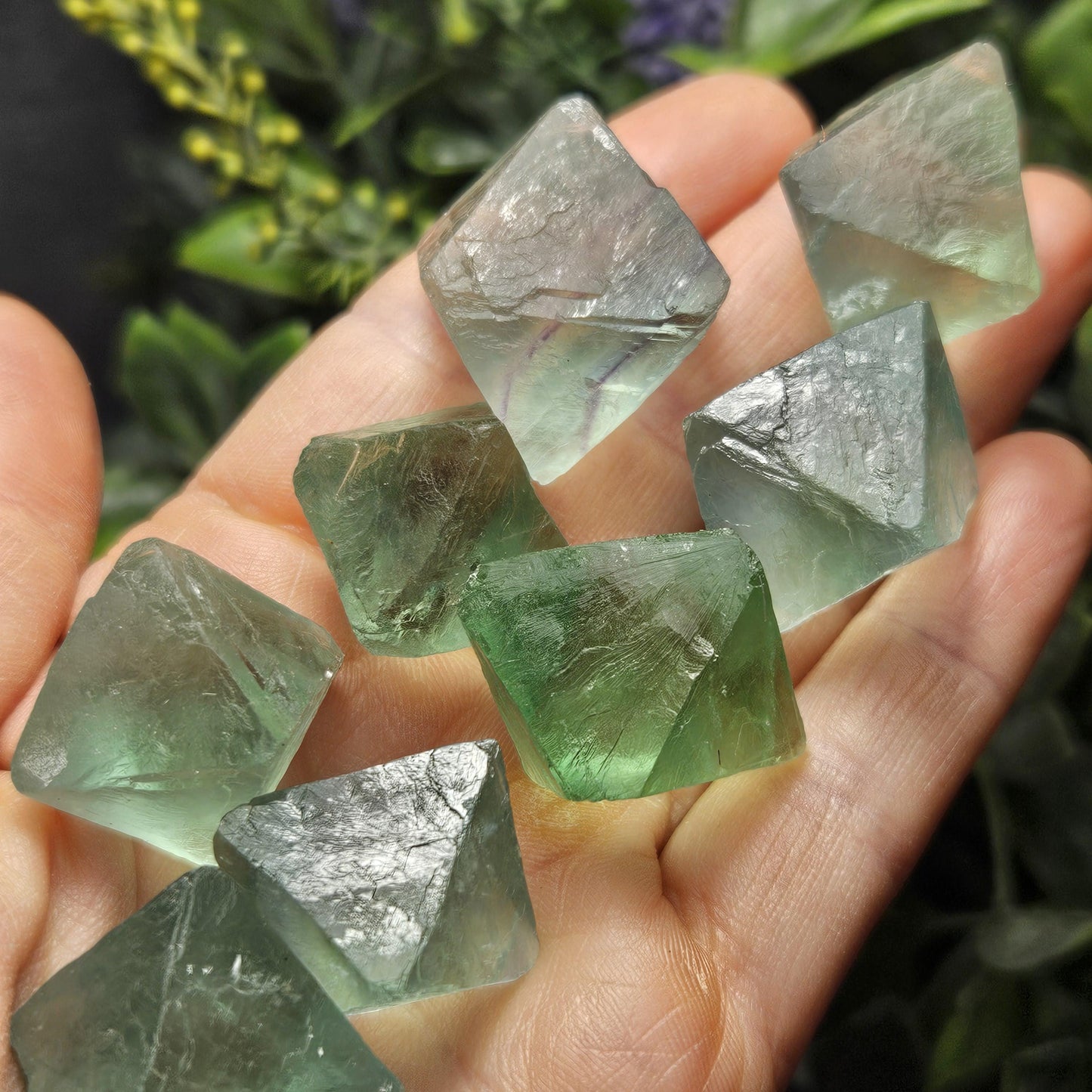 Green Fluorite Octahedron (.75-1")