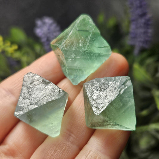 Green Fluorite Octahedron (.75-1")