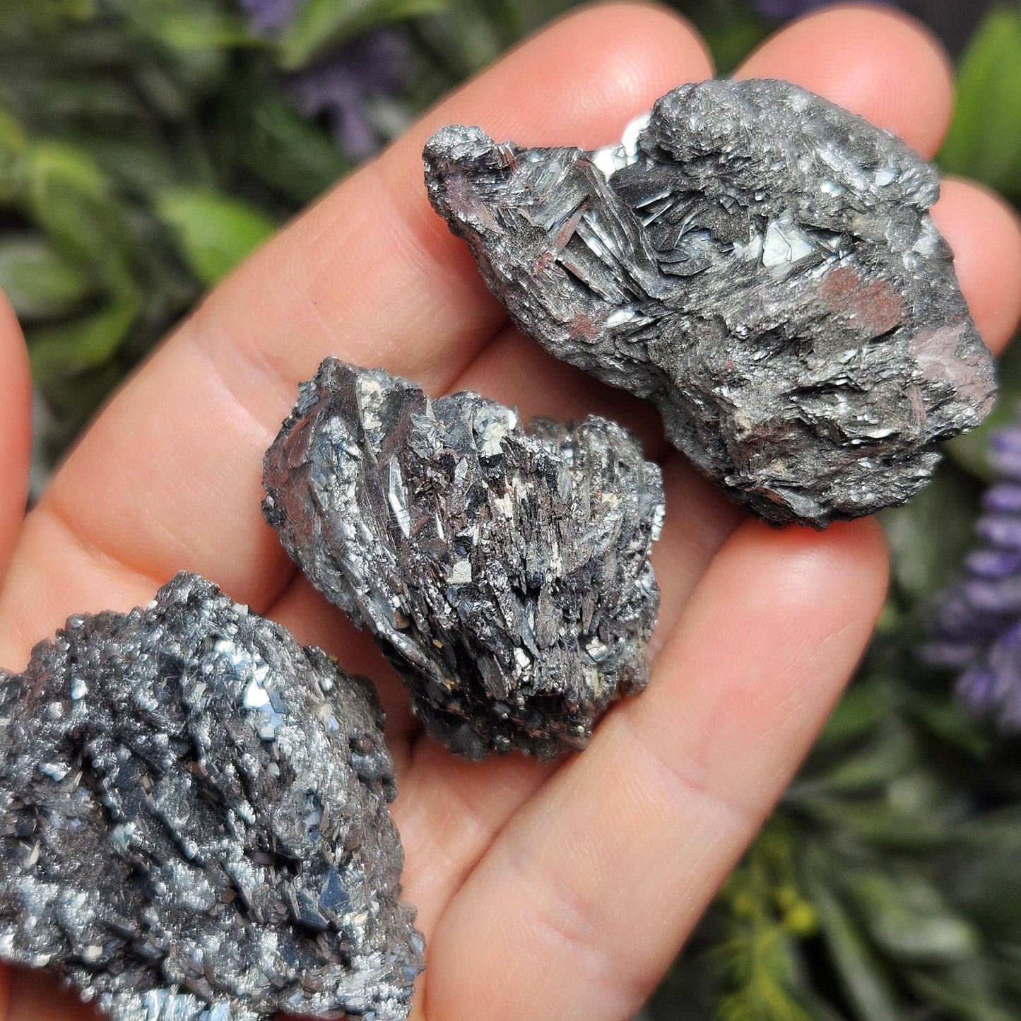 Bladed Hematite Specimen (1"+): Arizona Hematite Cluster