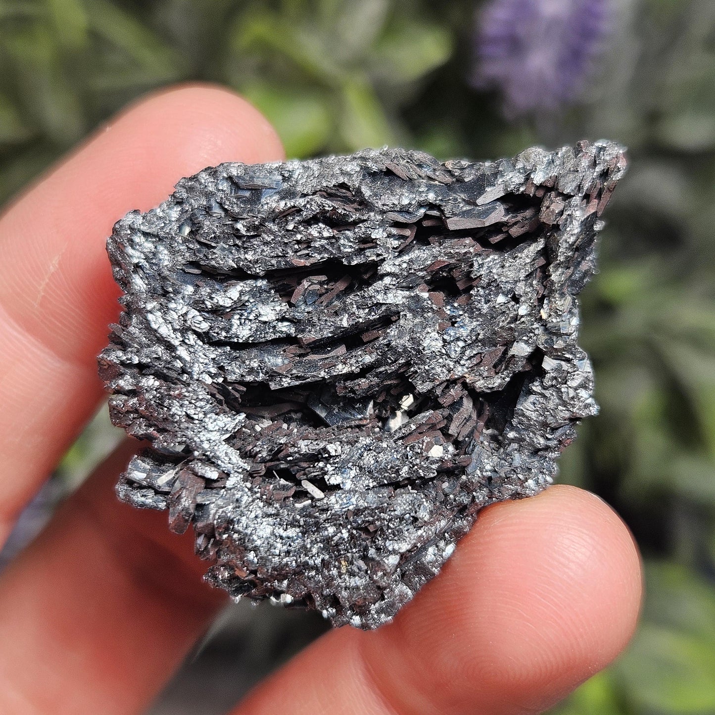 Bladed Hematite Specimen (1"+): Arizona Hematite Cluster