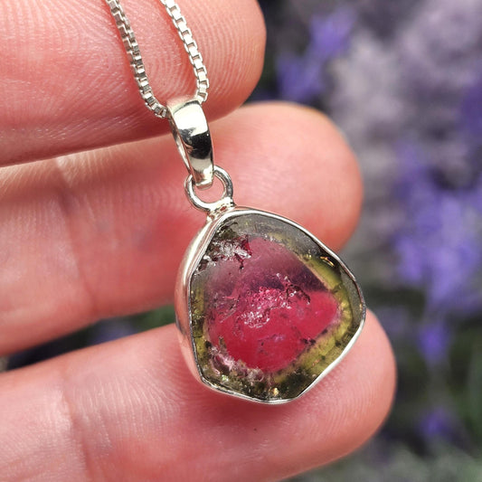 Watermelon Tourmaline Pendant