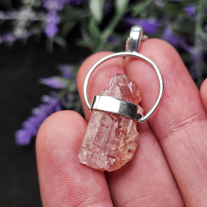 Pink Topaz Pendant