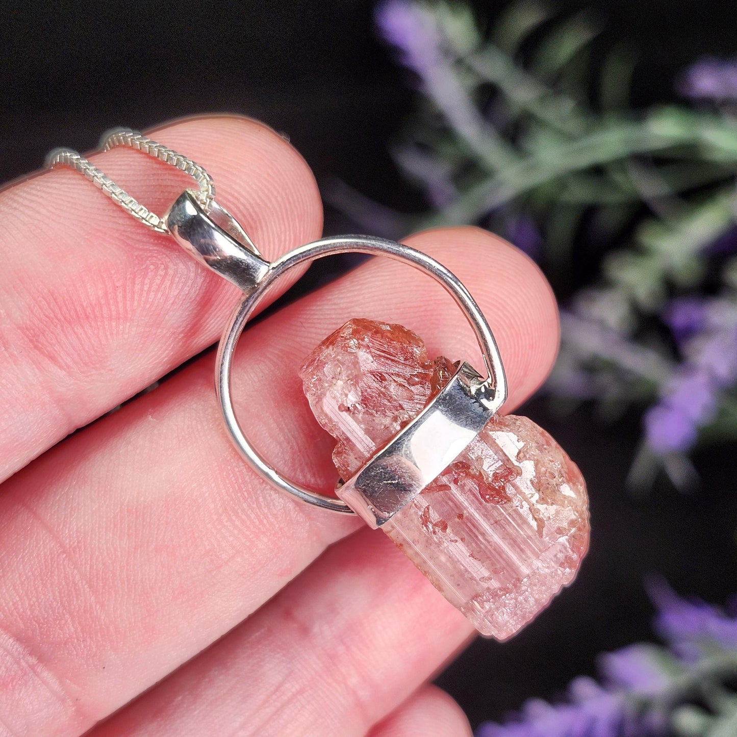 Pink Topaz Pendant