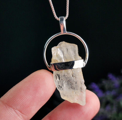 Phenacite Crystal Pendant