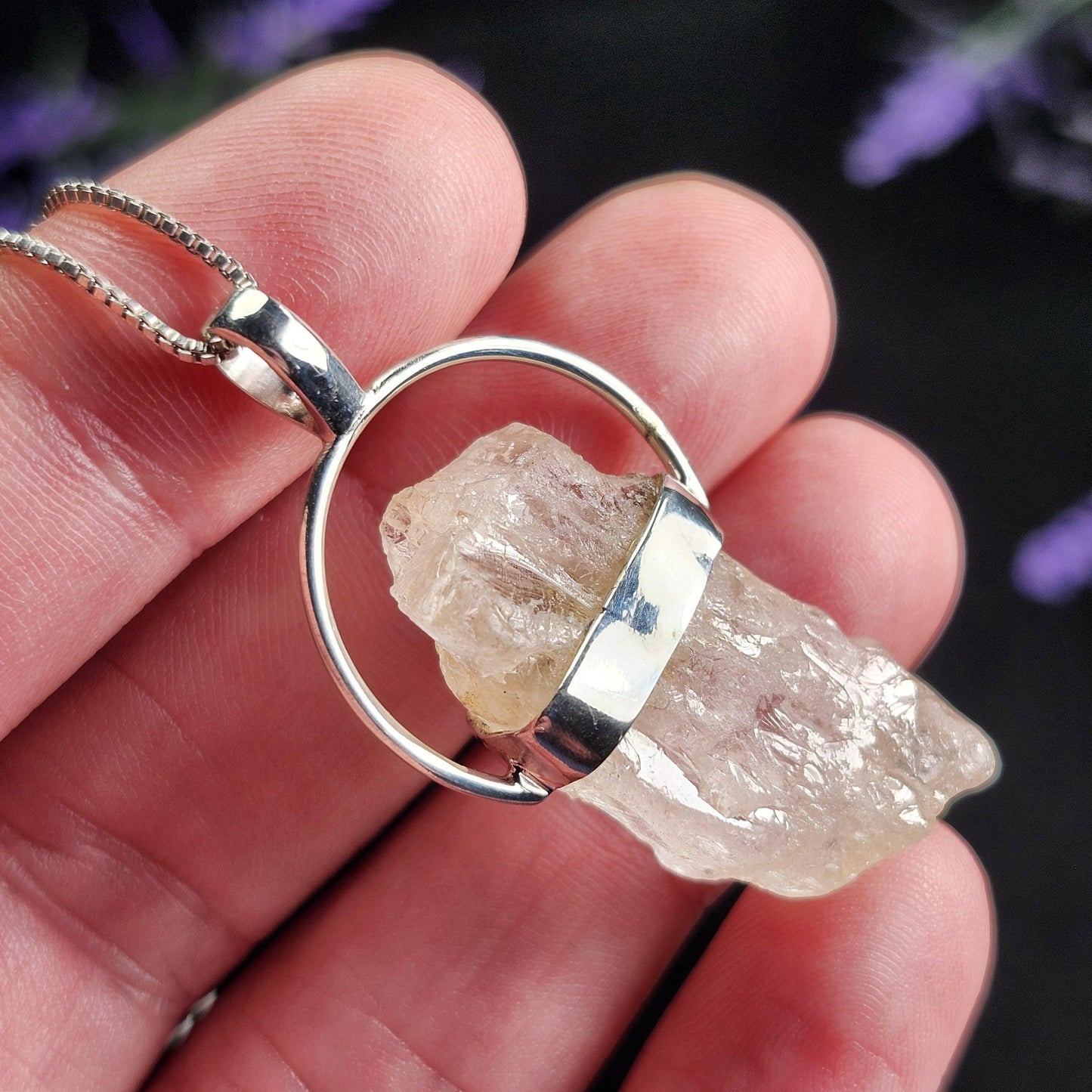 Phenacite Crystal Pendant
