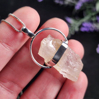 Phenacite Crystal Pendant