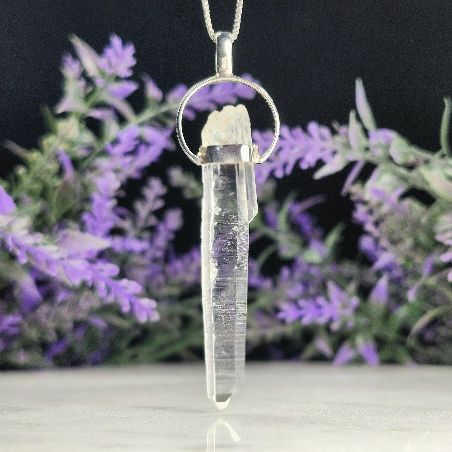 Lemurian Seed Quartz Pendant