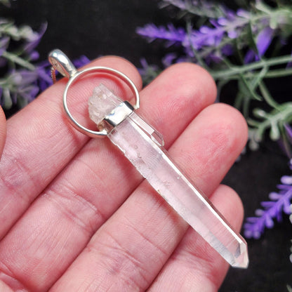 Lemurian Seed Quartz Pendant