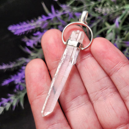 Lemurian Seed Quartz Pendant