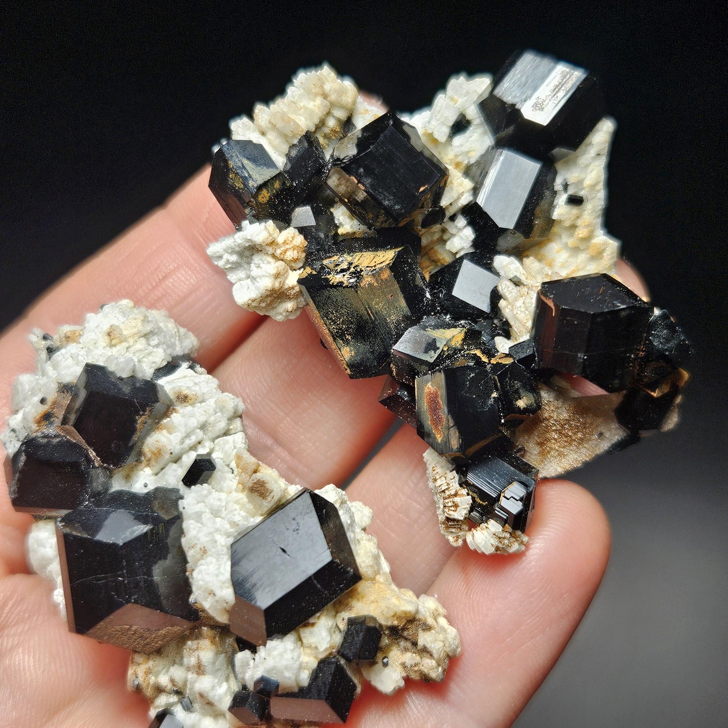 Black Tourmaline Cluster