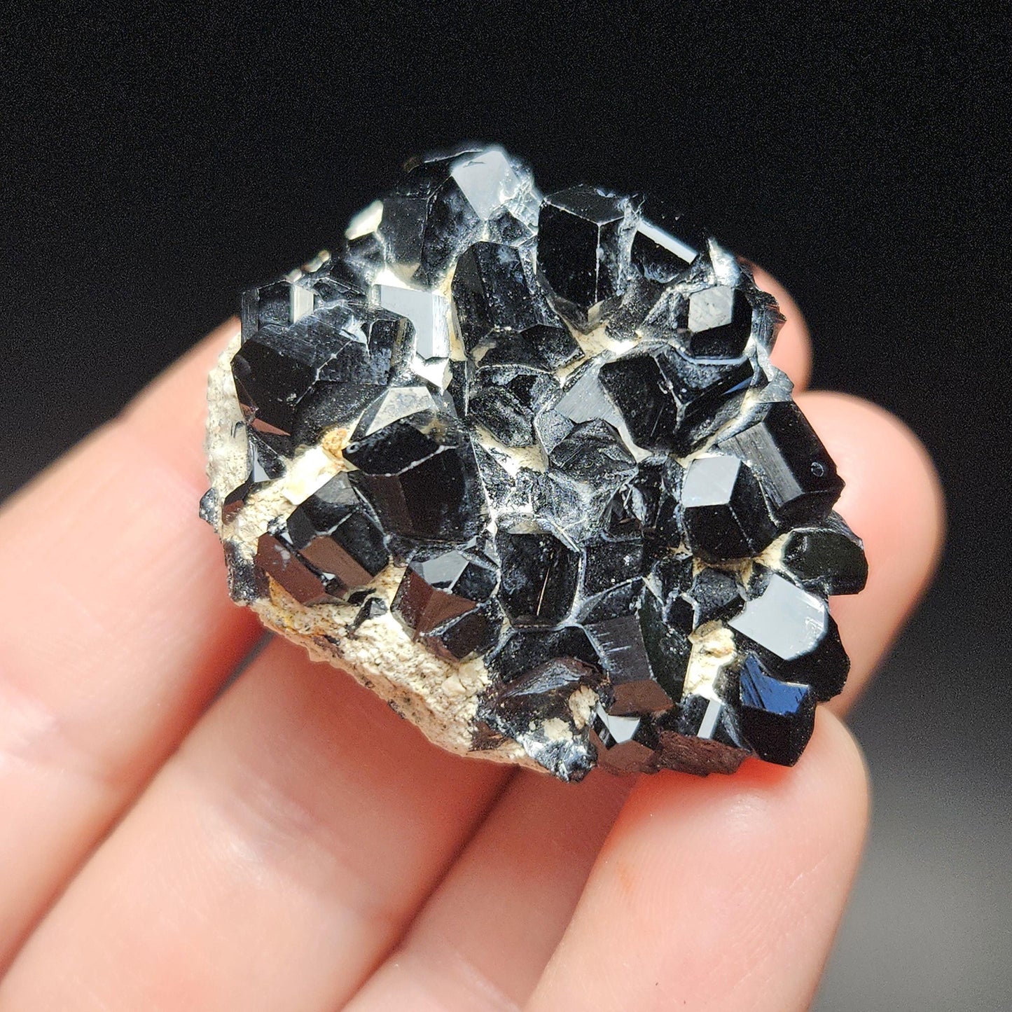 Black Tourmaline Cluster