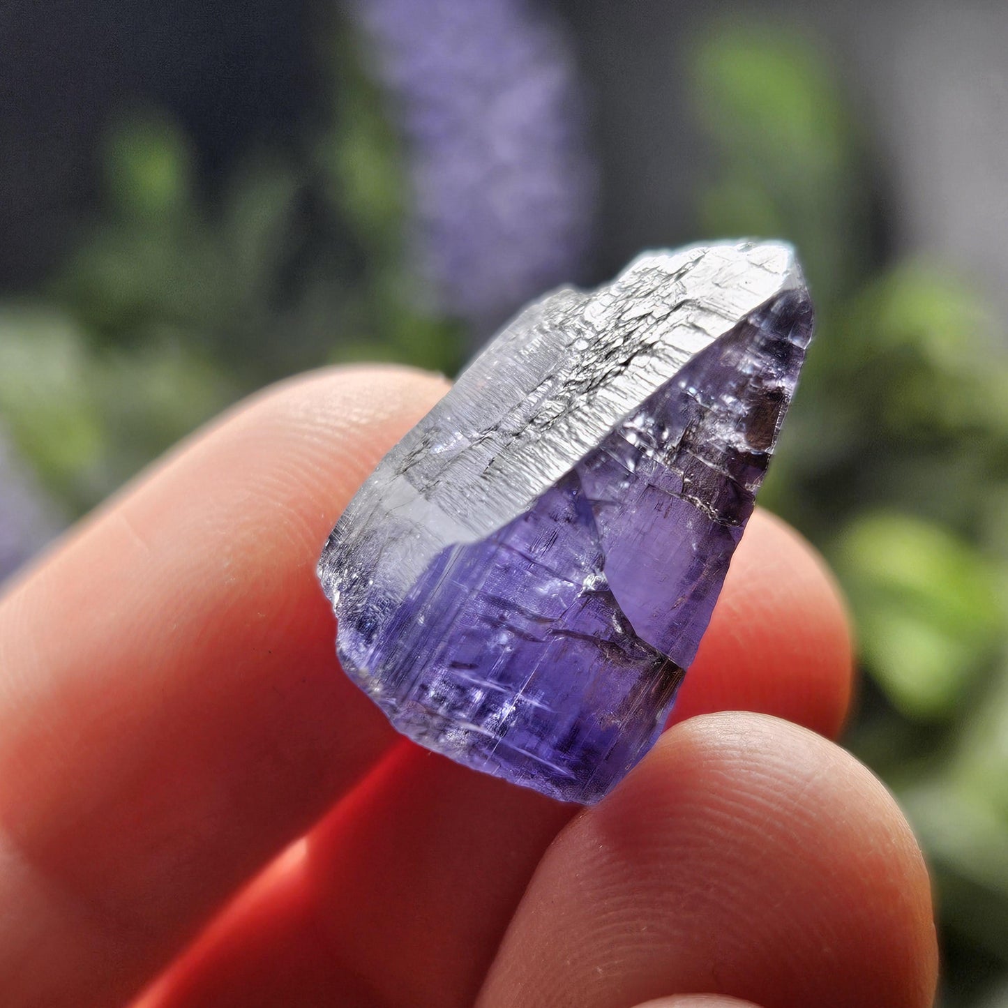 Tanzanite Terminated Crystal: Raw Gemstone Specimen, 3.93g