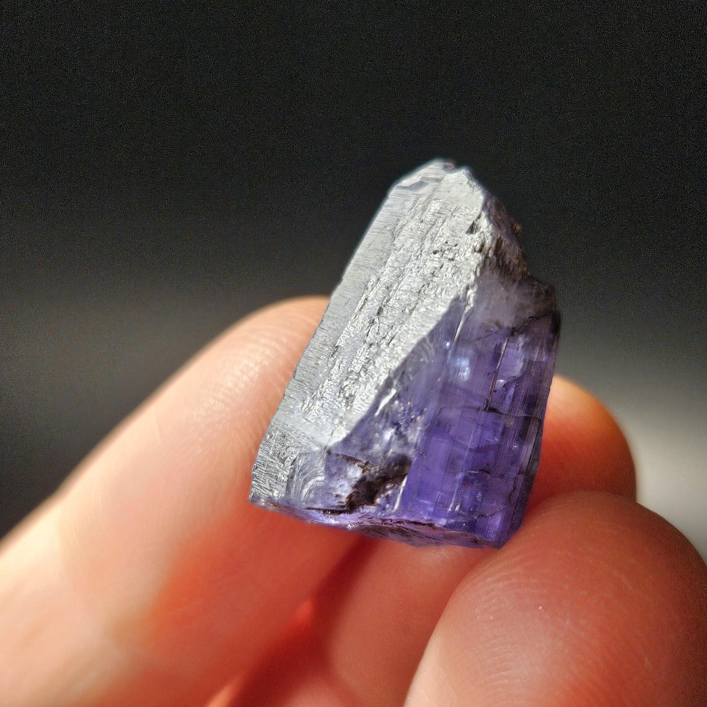 Tanzanite Terminated Crystal: Raw Gemstone Specimen, 3.93g