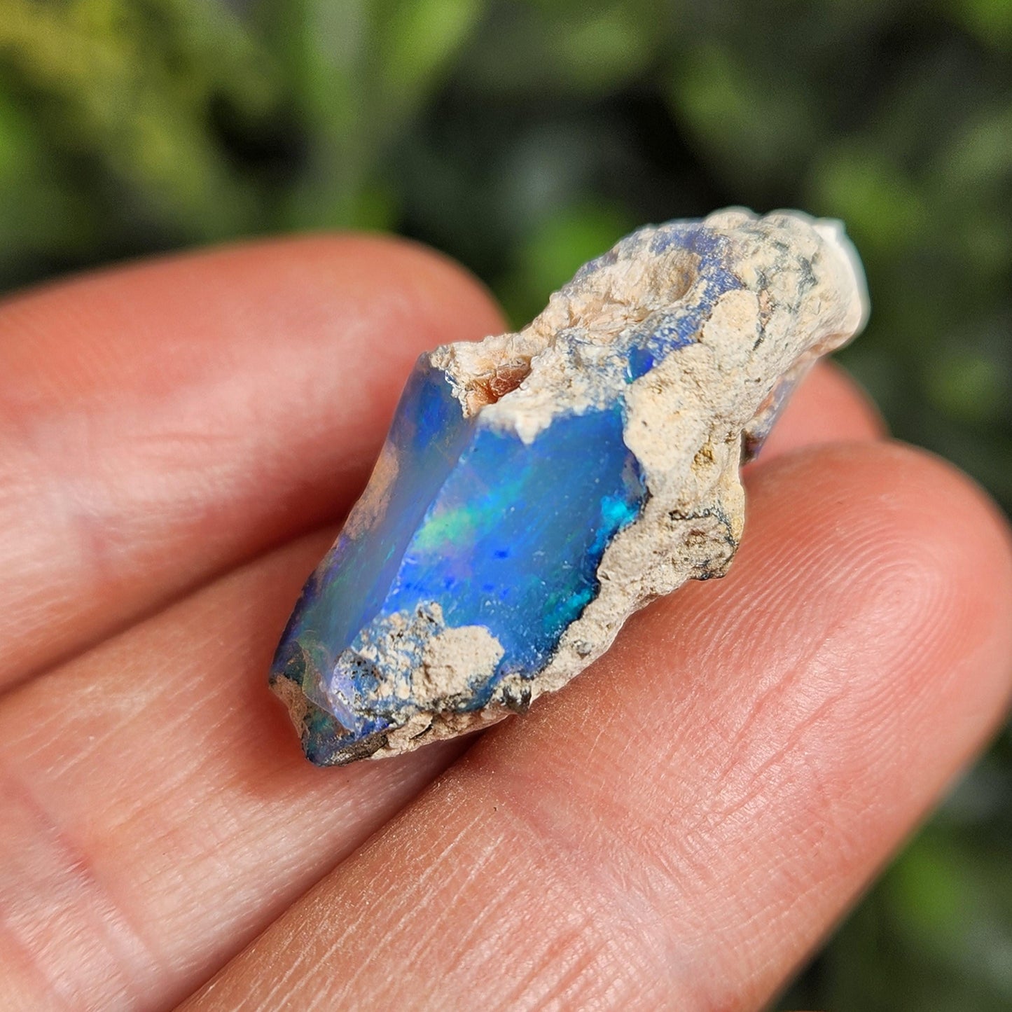 Raw Rainbow Opal Crystal, 3.09g, Authentic African Opal Specimen